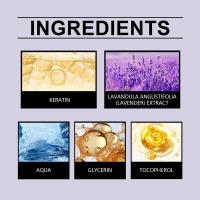 Mascarilla nutritiva y suavizante con proteínas, spray de aceite esencial para cabello esponjoso y dañado - details 2
