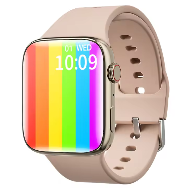 Reloj inteligente 2025 Serie 9 para hombres y mujeres, pantalla HD de 1,96", reloj inteligente con respuesta/hacer llamadas, reloj deportivo, oxígeno en sangre, monitor de frecuencia cardíaca y sueño, compatible con iPhone Android - 1