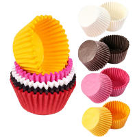Separadores de papel coloridos para magdalenas y magdalenas, bandeja para dulces de Chocolate, taza de papel antiaceite, paquete para hornear de fiesta, 500/1000 piezas - details 0