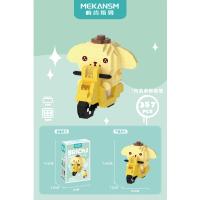 Anime Hello Kitty modelo de bloques de construcción juguetes ensamblados figura Sanrio Kuromi My Melody rompecabezas para niños regalo decoraciones de escritorio - details 9