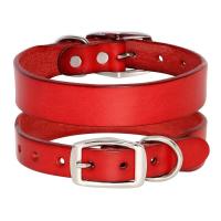 genuino mascotas pequeños, medianos grandes, Collar cuero duradero ustable para perros y cachorros, conjunto de correas XS-XL - details 7