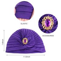Casual Twist Retro étnico turbante sombrero turbante diademas accesorio sombrero indio sombreros quimioterapia gorra mujeres - details 1