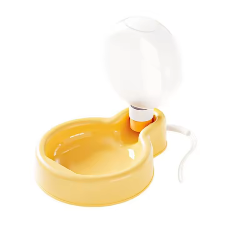 Botella de agua para perros y gatos de 350/500ml, cuenco para beber plegable sellado para cachorros y gatos con asa, dispensador de agua para mascotas a prueba de fugas para acampar - 1