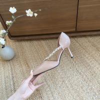 Tacones altos nuevo diseño de nicho temperamento pies no cansados ​​diamantes de imitación blanco stiletto zapatos de boda hueco sandalias - details 44