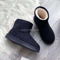 Nuevas botas de invierno de felpa para mujer, zapatos de piel de zorro de imitación de corte alto, informales 2025 - details 0