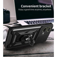 Compatible con teléfono Motorola Moto G85 con funda protectora con soporte y cubierta de lente deslizante - details 10