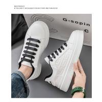 Zapatos De Los Hombres Nuevos Transpirables Pequeños Zapatos Blancos Masculinos Estudiantes Versátil Plataforma Zapatos Deportivos Casual Zapatos De Junta - details 15