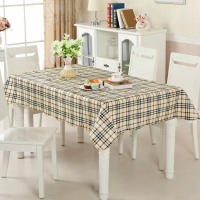 Mantel de plástico grueso para mesa de centro, tela de PVC, impermeable, transparente, a prueba de aceite, 2 piezas - details 7