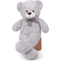 Oso de Peluche Gigante XXL Grande de Peluche de Animales de Peluche de Juguete para Niños y Novias (110 cm, Gris) - details 2