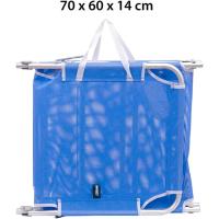 Pack 2 Tumbonas Jardín Exterior |   Ligera Plegable y Reclinable |   3 Posiciones |   para Playa Camping Piscina Terraza o Jardín Azul - details 5