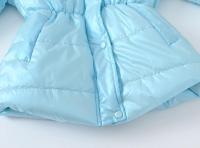 Manténgase abrigado y parece con estilo: chaqueta térmica con capucha para niña con acolchado alternativo de plumón para invierno - details 26