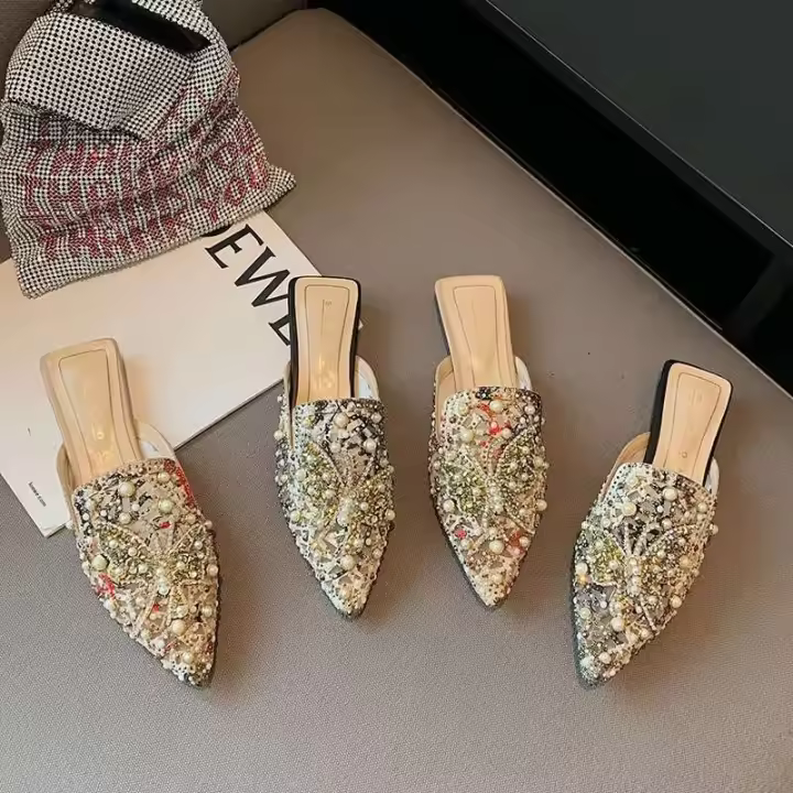 Tacones altos gruesos con punta cuadrada para mujer, zapatos informales para mujer - 1