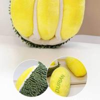 Juguetes de peluche resistentes a las mordeduras para mascotas, juguetes con sonido Durian, divertidos y creativos juguetes de rompecabezas para perros, juguetes de Entrenamiento de mascotas suaves y duraderos para gatos - details 1