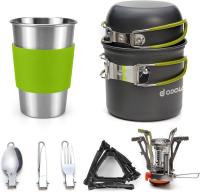 Juego de Sartenes Portátil para Acampar 10 Utensilios de Cocina de Durabilidad de Aluminio - details 0