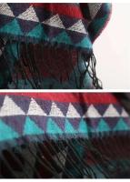 WeHello-estilo bohemio, borlas de diámetro para mujer, chal doble de imitación de cachemira alargado, versión engrosada - details 7
