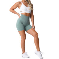 Pantalones Cortos de Fitness para Mujer NVGTN Scrunch Sin Costuras de Spandex Elásticos Transpirables con Efecto Levantador de Cintura para Deportes de Ocio y Correr - details 15