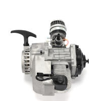 Motor de minimoto de aluminio, Unidad completa de arranque por tracción para bicicleta de bolsillo de 2 tiempos, 47CC/49CC, Tasc - details 0
