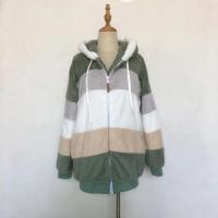 Chaqueta para mujer 2024 nuevo Otoño Invierno cálido bolsillo de felpa ropa informal con capucha abrigo suelto para mujer - details 11