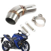 Motorcycle Middle Exhaust pipe Adapter Elbow Connect Link Tube For YAMAHA YZF R25 R3 MT-03 MT25 Motorbike Modified link pipe - details 0