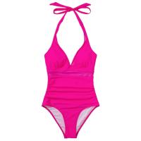 New Sexy Deep V One Piece Swimsuit Women Mesh Backess Swimwear Female Monokini Bathers Bathing Suits Summer Beach Wear - details 29