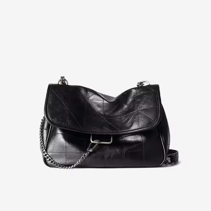 Nuevo bolso bandolera con cadena de gran capacidad para bolsos de crucero de cuero de alta gama para mujer - 1
