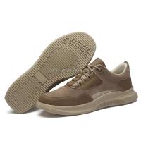 Nueva moda estilo baloncesto cuero sintético malla empalme correr polluelo ante genuino zapatos deportivos para hombres 2025 - details 7