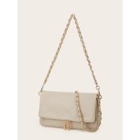 2025 Popular Lichi Patrón Bajo El Brazo Cadena Pequeña Bolsa De Moda De Gama Alta Señoras Hombro Cuadrado Crossbody Bolsa - details 7