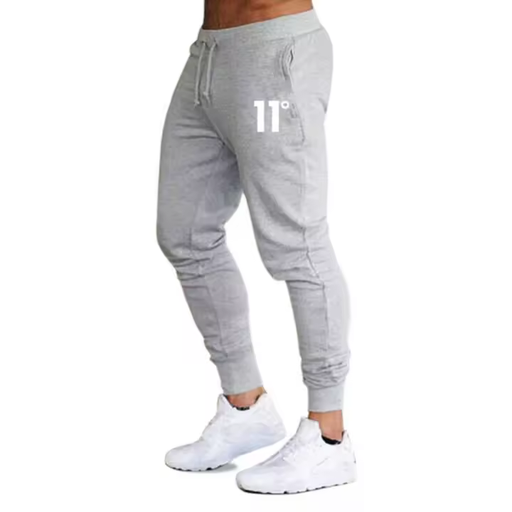 Pantalones con estampado de números para hombre, pantalones de chándal para correr, pantalones deportivos informales, pantalones transpirables para gimnasio y Fitness, novedad de otoño e invierno - 1