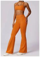 Conjunto de Yoga y Fitness para Mujeres Traje Deportivo de 2 Piezas Pantalones de Yoga de Cintura Alta y Sujetador Deportivo Racerback Material Exterior de Nylon Adecuado para Primavera/Verano - details 14