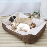 Sofá cama cálido para perros, cojín de terciopelo de felpa, práctico, suave y cómodo, perrera para cachorros, nido para gatitos, otoño, invierno - details 2