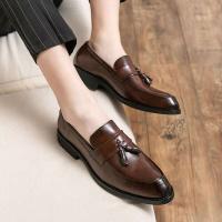2025 zapatos de vestir de los hombres del estilo de la moda de los productos más vendidos, zapatos puntiagudos de cuero del banquete de boda - details 7