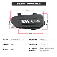 Bolsa lateral impermeable para almacenamiento de herramientas para motocicleta Benelli Trl502 Trk502X Trk 502 X 502C BJ500 t600 t150 Accesorios de moto - details 5