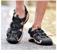 Nuevo Sandalias deportivas grandes de cuero para hombre, verano 2022 - details 19