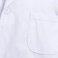 Camisa de uniforme médico unisex, Camisa de manga larga, bata de laboratorio, blanca - details 8