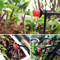Maceta de jardín para invernadero, Caperucita Roja, cabezal de goteo, flujo de agua ajustable, boquilla de riego por goteo para huerto - details 0