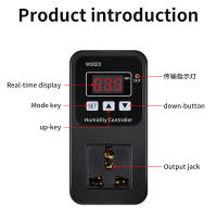 Controlador de humedad inteligente, higrómetro electrónico montado en la pared, interruptor de Control con Sensor, 110-220V, W2023 - details 6
