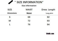 BUNO-Falda larga informal de Color liso para mujer, Falda acampanada elástica de cintura alta coreana, moda de verano, 2025 - details 0