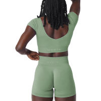 Sujetador Deportivo Sin Costuras Nvgtn New Serene Spandex Top para Mujer Mejora del Pecho Elástico Transpirable Underwear de Ocio y Deportes - details 23
