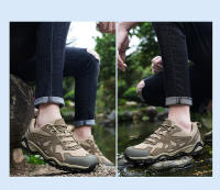 Zapatos de senderismo transpirables para hombre, zapatillas deportivas antideslizantes para escalada de montaña, calzado de entrenamiento al aire libre - details 9