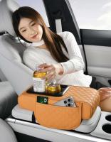 CA universal para coche, almohadilla alta gruesa, portavasos con bolsillo para reposabrazos, soporte para codo de algodón con memoria - details 5