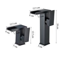 Grifo de Lavabo LED Salida de Cascada de Agua Fría y Caliente Instalación en Cubierta - details 5