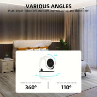 Cámara de vigilancia wifi interior, 1080P, 5G, Detección y seguimiento de movimiento, Control Remoto - details 6