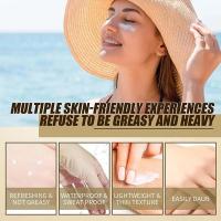 Protector solar de arroz coreano, bloqueador solar probiótico SPF50 + crema blanqueadora de la piel, loción solar anti UV, suero hidratante Facial suave, - details 1