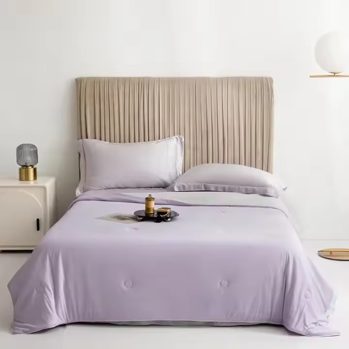 Manta refrescante para cama, edredón sedoso para aire acondicionado, colcha de verano ligera y refrigerada con tela fría y refrescante de doble cara - 1