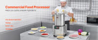 Procesador de alimentos y picadora de verduras SucceBuy: capacidad de 18 litros, potencia de 1500 W para preparar alimentos sin esfuerzo - details 0