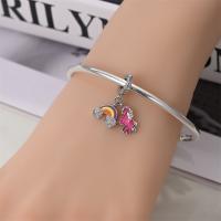 Encanto de Flamenco y Unicornio de Plata Esterlina 925 Joyería de Pulsera Original DIY para Mujeres - details 31