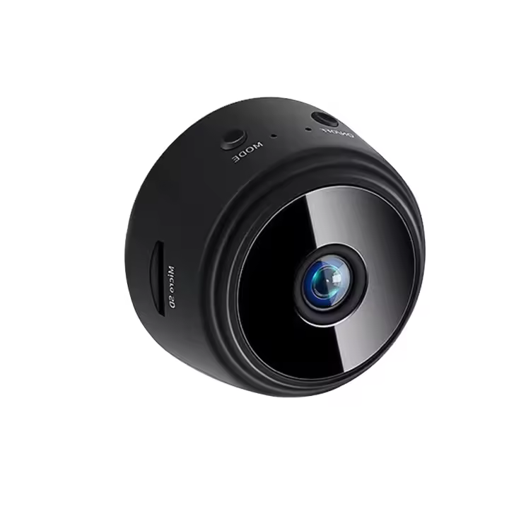 Cámara de Seguridad IP 1080p HD Mini de Pared Enchufada Grabadora de Voz Inalámbrica - 1