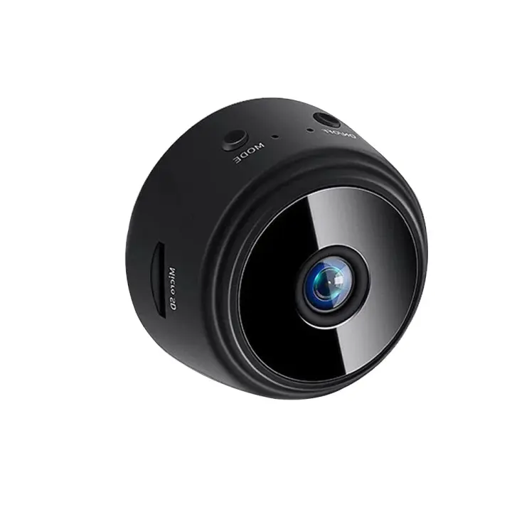 Cámara de Seguridad IP 1080p HD Mini de Pared Enchufada Grabadora de Voz Inalámbrica - 1