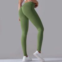 Pantalones de yoga sin costuras para mujer, monos deportivos de cintura alta para gimnasio cruzado, monos de entrenamiento para correr - details 11