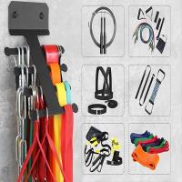 Estante de almacenamiento multifunción para equipos deportivos, organizador de equipos de béisbol montado en la pared - details 2